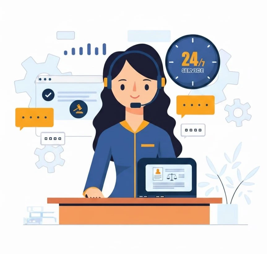 Professional business consultant illustration